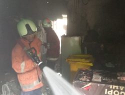 Pos Dishub Kota Bekasi Ludes Terbakar