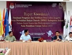 Empat Parpol di Kabupaten Bekasi belum Lakukan Pencermatan