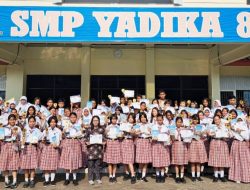 SMP Yadika 8 Jatimulya Luncurkan Dua Buku Antologi Cerpen   