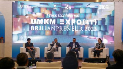 Dorong Pelaku Usaha Indonesia Go Global, BRI Kembali Suguhkan UMKM EXPO(RT) BRILIANPRENEUR 2023