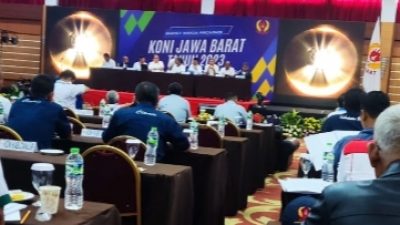 Rakerprov 2024, KONI Jabar Gaungkan Kota Bekasi Tuan Rumah Bersama Kota Bogor di Porprov Jabar XV 2026