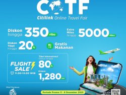 Banyak Promo Meriah! BRI dan Citilink Gelar Online Travel Fair