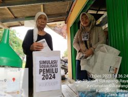 Simulasi dan Sosialisasi Pemilu 2024, Radar Bekasi Libatkan 72 Relawan
