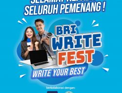 Pengumuman! Ini Pemenang BRI Write Fest 2023