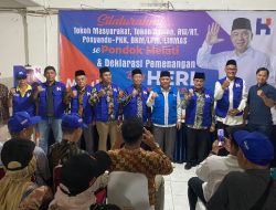 Ratusan Tokoh Masyarakat Pondokmelati Deklarasi Pemenangan Calon Wali Kota Bekasi Heri Koswara