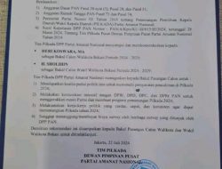 DPD PAN Kota Bekasi Ajukan Duet Heri Koswara-Sholihin, Paslon Wali Kota Bekasi-Wakil Wali Kota Bekasi 2024