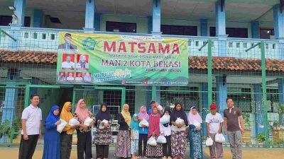 MAN 2 Kota Bekasi Gelar Matsama dan Baksos untuk Tumbuhkan Karakter Peduli Siswa