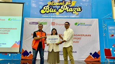 Kolaborasi BPJAMSOSTEK, Siloam Hospitals Bekasi Timur, dan ShopeeFood Sosialisasikan BPJS Ketenagakerjaan kepada Mitra Pengemudi