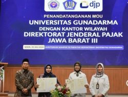 Delapan Tahun Bermitra, Universitas Gunadarma Perpanjang  Kerja Sama Tax Center dengan Pajak Jabar III
