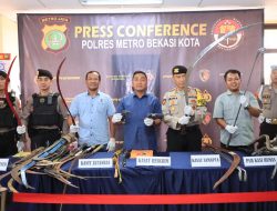 Polres Metro Bekasi Kota Tangkap 30 Orang Pelaku Tawuran