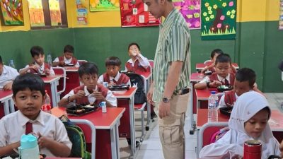 Uji Coba Makan Bergizi Gratis di Tiga SDN Teluk Pucung Kota Bekasi Berlangsung Sebulan