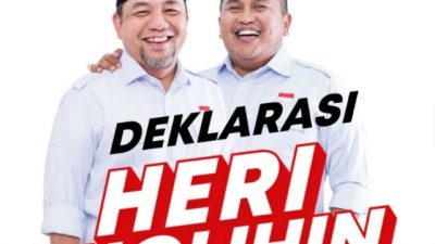 Deklarasi Heri-Sholihin Bakal Digelar di Alun-Alun M Hasibuan, Kota Bekasi, Ini Alasannya