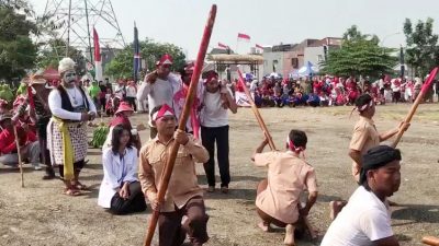 Teatrikal Jenderal Soedirman Ramaikan Karnaval Kemerdekaan