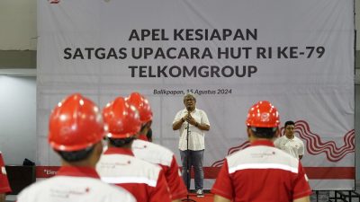 200 Personil TelkomGroup Sigap 24/7 untuk Pengawalan Upacara HUT ke-79 RI di IKN
