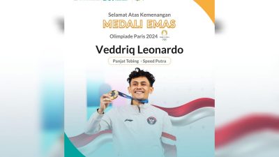 Cabor Panjat Tebing Raih Emas Olimpiade Paris 2024, BSI Akan Apresiasi ‘Spiderman Indonesia’      