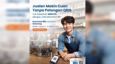 Beri Keistimewaan, BRI Hadirkan Program Spesial MDR 0 Persen bagi Merchant   