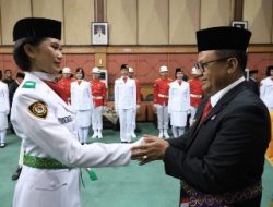 Pj Wali Kota Bekasi Tetapkan Paskibraka Kota Bekasi 2024