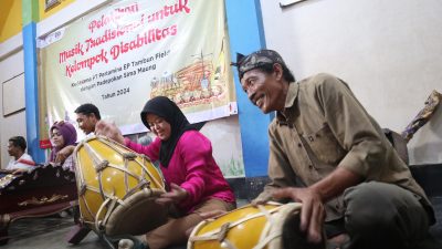 Ketukan Gendang Ritmis Difabel, Wujud Inklusi Pertamina EP Tambun   