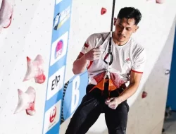 Profil Peraih Medali Emas Pertama Olimpiade Paris 2024 Veddriq Leonard Atlet Panjat Tebing