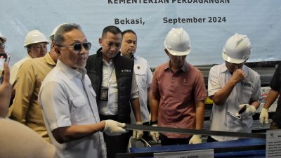 Kemendag Sita 192.193 Batang Besi Baja di Cikarang   