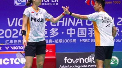 Ganda Campuran Indonesia Dejan/Gloria Melesat ke Semifinal Tiongkok Open 2024