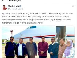 Mahfud MD Akui Beberapa Kali Gunakan Privat Jet, Kaesang Makin Kena Sentil Netizen