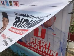 APK Heri-Sholihin di Harapan Jaya Diduga ‘Dibajak’ Paslon Lain