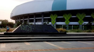 Aksi Vandalisme Rusak Estetika Pedestrian di Jalan Ahmad Yani
