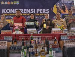 Lima Juta Batang Rokok Ilegal Dimusnahkan, Kasatpol Karto: Sebagian dari Kota Bekasi