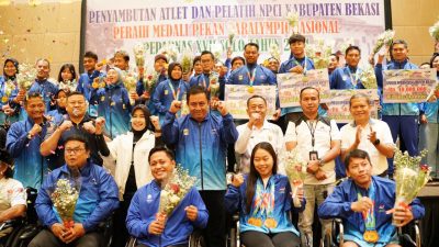 Forkopimda Kabupaten Bekasi Sambut Atlet Setelah Berjuang di Peparnas