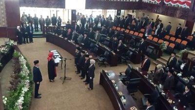 Sah, Pelantikan Ketua dan Wakil Ketua DPRD Kota Bekasi Periode 2024-2029