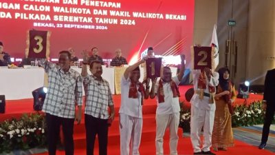 Ini Jadwal Debat Perdana Paslon Wali Kota dan Wakil Wali Kota Bekasi