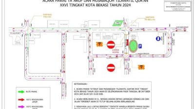 Jalan Juanda Kota Bekasi dan Sekitarnya Ditutup Besok, Ini Penyebabnya