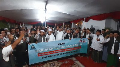 Ulama dan Santri se-Kota Bekasi Deklarasi Dukungan untuk Tri Adhianto-Harris Bobihoe, Ini Alasannya