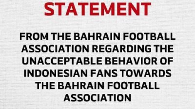 Laga Tandang ke Indonesia, Bahrain Ogah Tanding di GBK