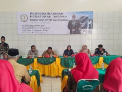 Siti Qomariyah Sosialisasikan Perda Desa Wisata di Muara Bakti      