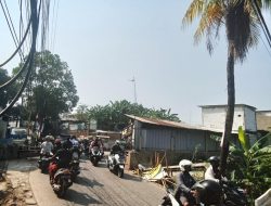 DBMSDA Gercep Perbaiki Jembatan Jalan Legok Jatiasih