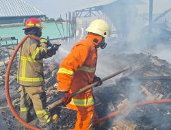 Kebakaran di Pondok Melati, Kerugian Ratusan Juta