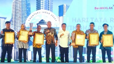 Distaru Kota Bekasi Juara Tiga Penataan Ruang Tingkat Provinsi Jawa Barat 2024