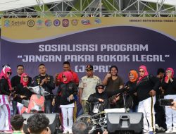 Tampil di CFD Lewat Event “JAPRI“, Bea Cukai Bekasi Ajak Masyarakat Berperan Berantas Rokok Ilegal