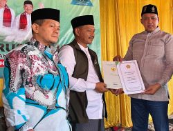 Tri Adhianto Wakafkan Tanah untuk Gedung Aswaja Center di Jatiasih