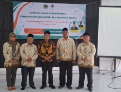 Kemenag Kabupaten Bekasi Sukses Menggelar Latihan Dasar Kepemimpinan Pengurus OSIS MAN se-Kabupaten Bekasi   