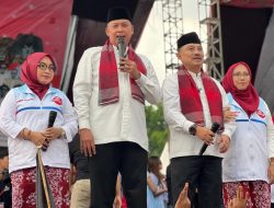 Dipadati Pendukung, Kampanye Pamungkas Pasangan RIDHO “Petjah”   
