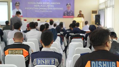 Tekan Angka Kecelakaan, Dishub-Jasa Raharja Kumpulkan Puluhan Sopir