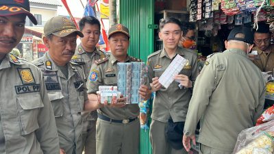 Satpol PP Kota Bekasi Cegah Peredaran 155 Ribu Batang Rokok Ilegal Selama 2024
