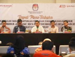 KPU Tunda Rekapitulasi Suara Tingkat Kabupaten Bekasi di Tiga Kecamatan