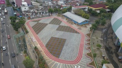 Selesai Dibangun, Taman Plaza Patriot Candrabhaga Kota Bekasi yang Diinisiasi Tri Adhianto Tampak Mewah