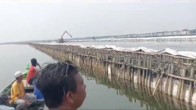 Viral Pemagaran Laut di Tarumajaya Bekasi