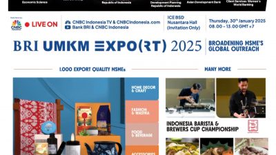 Jangan Lewatkan! BRI UMKM EXPO(RT) & Microfinance Outlook 2025 Digelar 30 Januari – 2 Februari di ICE BSD   