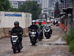 Jalan KH Noer Ali Amblas, Dishub Kota Bekasi Tutup Satu Lajur